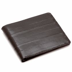 Eel Skin L-Shaped Bifold Wallet