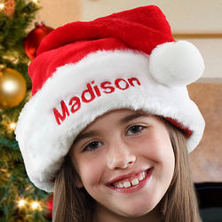 Kids Personalized Santa Claus Christmas Hat