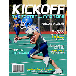 Football Personalized Magazine Cover