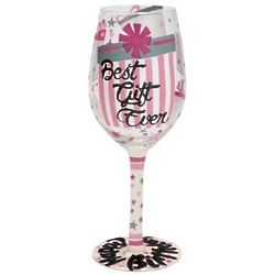Best Gift Ever Wine Glass