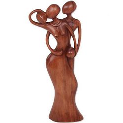 Love for Family Wood Sculpture