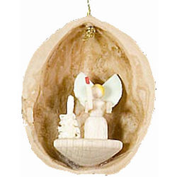 Dregeno Walnut Shell Christmas Ornament