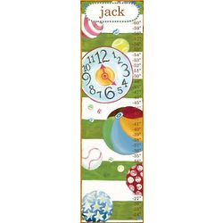 Motion Themed Personalized Children's Growth Chart