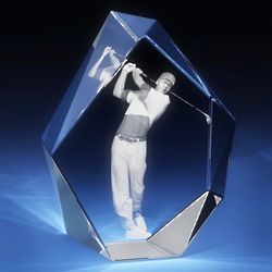 Men's Golf 3D Photo Crystal