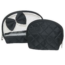 Quilted Cosmetic Bag Set