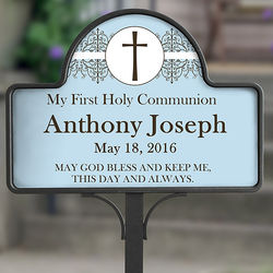 May God Bless Me Personalized Yard Stake with Magnet