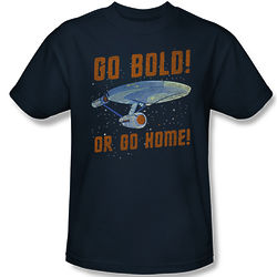Star Trek Go Bold or Go Home Tee