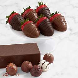 5 Artisanal Chocolate Truffles & Belgian Chocolate Strawberries