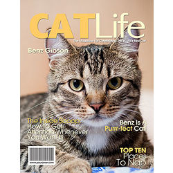 Cat Life Personalized Magazine Cover
