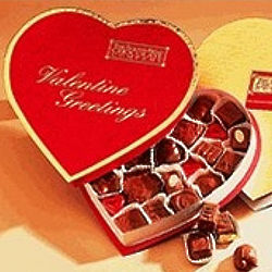 Heart-Shaped Valentine Chocolate Box