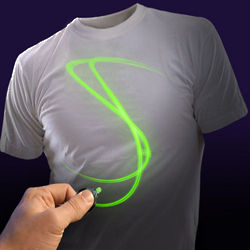 GlowThreads UV Light Laser Shirt