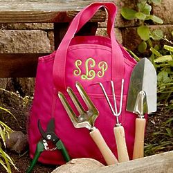 Personalized Garden Tote and Tool Bag
