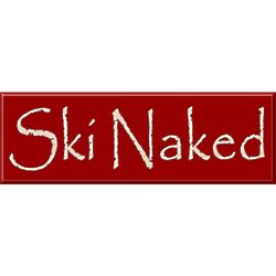 Ski Naked Sign