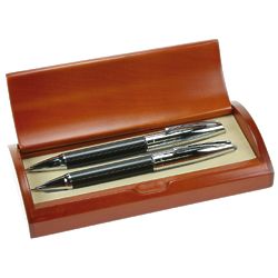 Executive Personalized Stainless Steel Ballpoint Pen and Pencil