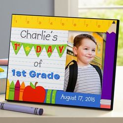 Personalized My First Day School Photo Frame