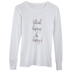 Think Happy Be Happy Long-Sleeve Thermal