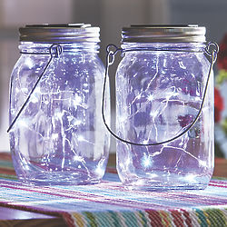 Mason Jar Lanterns Set