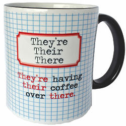 They're, Their, There Mug