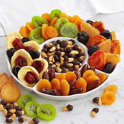 Fruit, Nuts & Ceramic Tray Gift Set