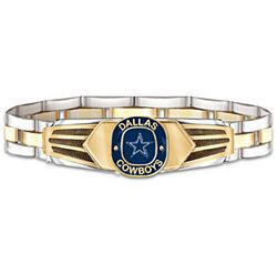 NFL Dallas Cowboys Stainless Steel Men's Bracelet