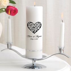 Tender Hearts Premier Unity Candle and Stand