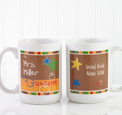 Personalized Preschool or Elementary Teacher Coffee Mug