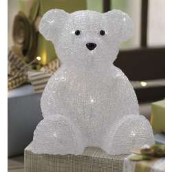 LED-Lighted Teddy Bear Figure