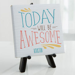 Daily Inspiration Personalized Canvas Print