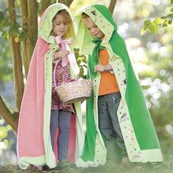 Kids Nature Themed Velour Cloak