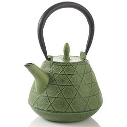 Stitch Green Cast Iron Teapot