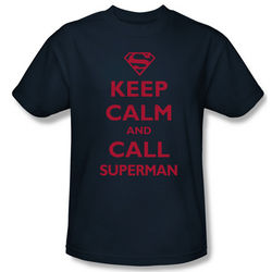 Keep Calm Call Superman T-Shirt