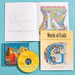 Words of Faith Coloring Book with CD