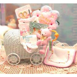 Bundle of Love Baby Gift Carriage in Pink