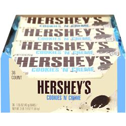 Hershey's Cookies 'N' Cream Bars 36 Count Box
