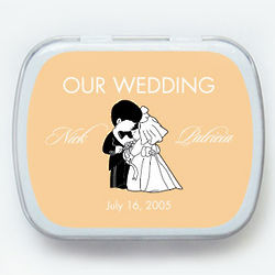 Sweet Couple Wedding Mint Tin Favors