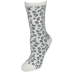 Cheetah Cahmere Blend Trouser Socks