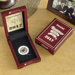 Personalized 2017 Graduation Memory Box with Coin