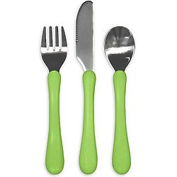 Learning Cutlery Set in Green