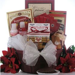 Peace and Tranquility Spa Holiday Christmas Gift Basket