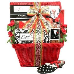 Soul Mates Chocolate Gift Basket for Her
