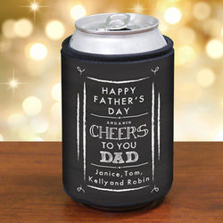 Personalized Cheers to You Dad Can Wrap
