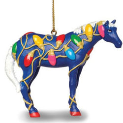 Trail of the Painted Ponies Tangled Christmas Ornament