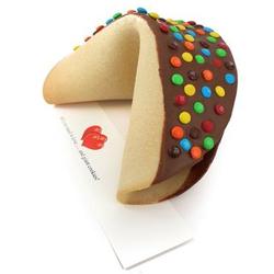 Personalized Giant Fortune Cookie Loaded with M&M's