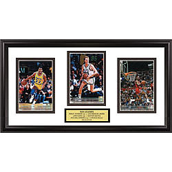 Magic Johnson, Larry Bird and Michael Jordan NBA Legends Collage