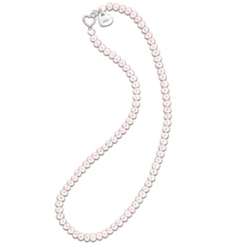 Pearls of Hope Pink Genuine Cultured Freshwater Pearl Necklace