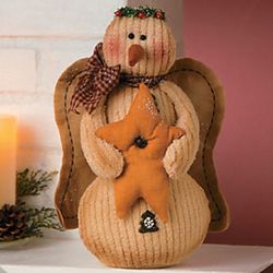 Snowman Angel with Star