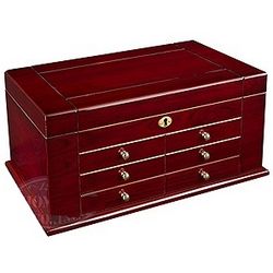 Rosewood Humidor with Accessory Drawer