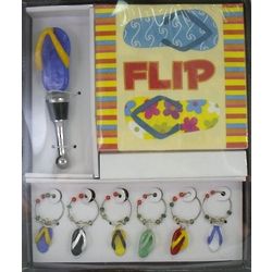 Flip Flop Cocktail Accessory Gift Set
