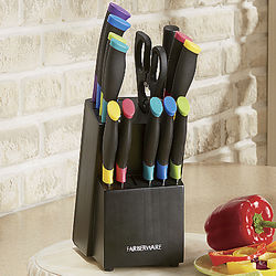 Farberware Soft Grip Color Cutlery Set