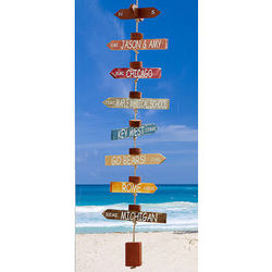 Life Is A Journey Personalized Hanging Memory Marker